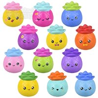 Jumbo Squish Pineapple Color Expressions Mix 10"