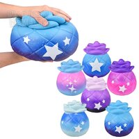 Jumbo Squish Pineapple Galaxy Mix 10"