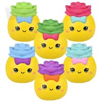 Jumbo Squish Pineapple Bow Mix 10"