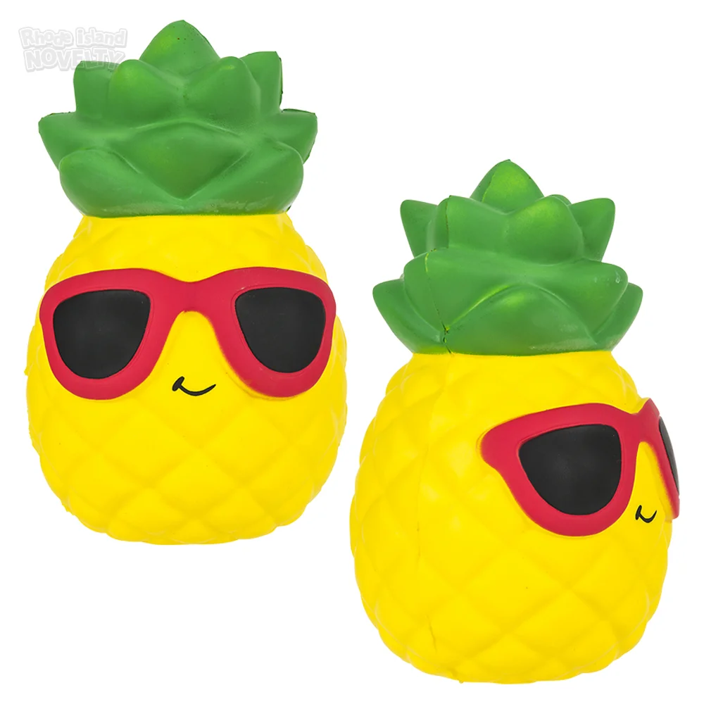 Pineapple squishy with sales sunglasses