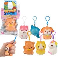 3.25" Kawaii Animals Squish Backpack Clip