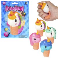 4" Squish Unicorn Ice Cream