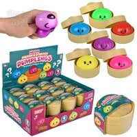 2" Squish And Stretch Surprise Neon Dumplings