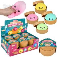 3" Squish Stretch Surprise Neon Dumpling