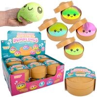3" Squish Stretch Neon Rainbow Surprise Dumpling