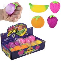 Squish Stretch Fruit Assortment 2"- 4.75" 12ct