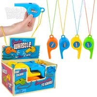 5.5" Jumbo Novelty Whistle 12ct