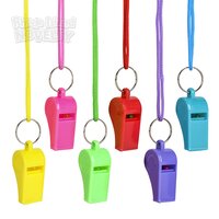 2" Neon Whistle Necklace