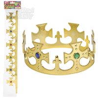 Gold Jeweled Crown