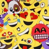 7.5" Foam Emoticon Masks