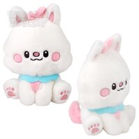 Claw-It Small Sitting Cat With Bow 9"
