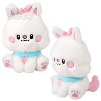 Claw-It Small Sitting Cat With Bow 9"