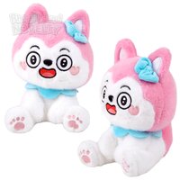 Claw-It Small Sitting Dog Pink 9"