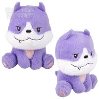 Claw-It Small Sitting Dog Purple 9"