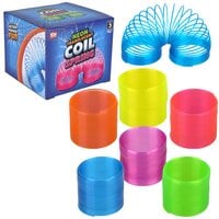 3" Neon Transluscent Coil Spring