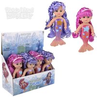 9" Bath Time Mermaid Doll