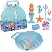 Wind-Up Mermaid Clam Shell Play Set