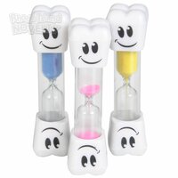 3.5" Smiley Tooth Timer (48pc/un)