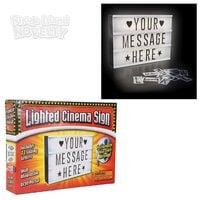 LED Lighted Cinema Box 12"