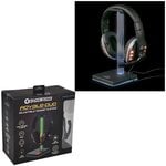 LED Game Headset And Stand Combo