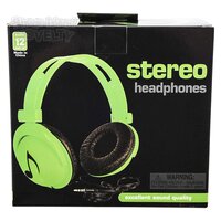 7.5" Neon Green Stereo Headphones