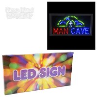 Light-Up "man Cave" Sign 10"x9"