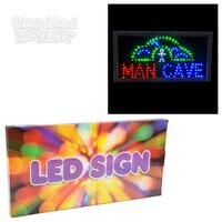 Light-Up "man Cave" Sign 10"x9"