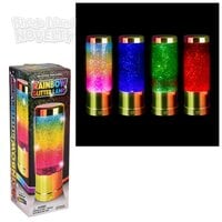 10" Rainbow Glitter Tube Lamp