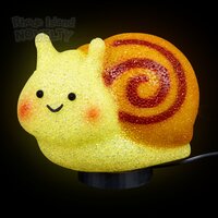 7.75" Sparkle Snail Lamp