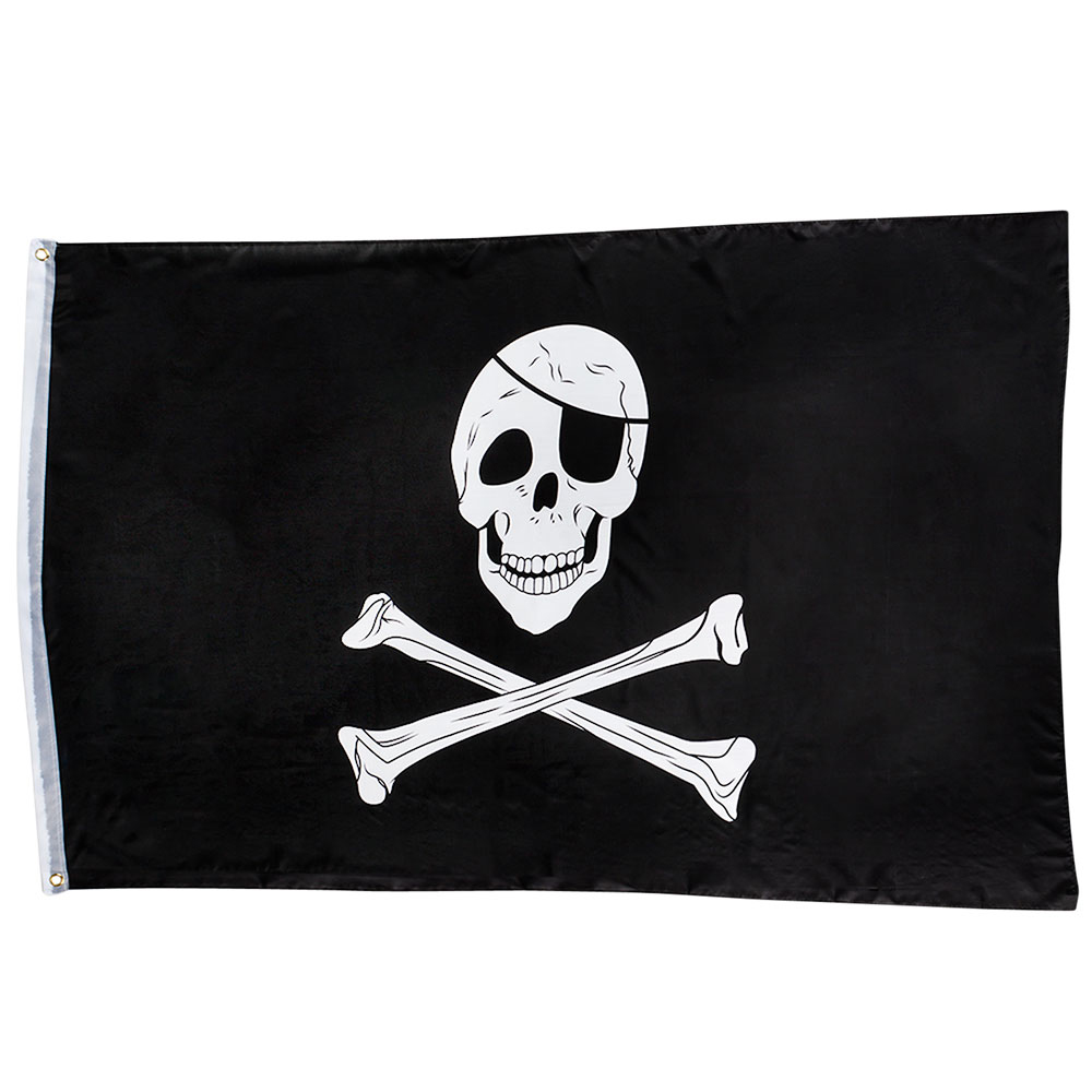 Skull Flag Polyester, 3' x 5'