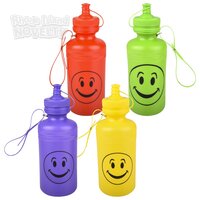 Smile Face Sports Bottle 18oz