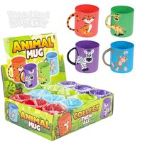 3" Zoo Animal Mugs