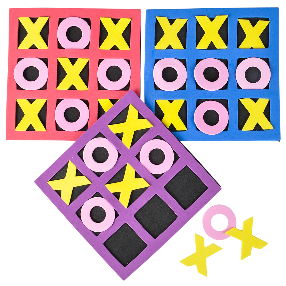 Colorful Tic-Tac-Toe