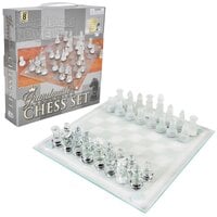 7.5" Glass Chess Set
