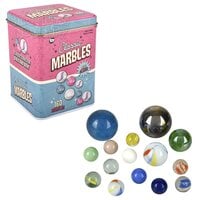 160pcs Marble In Tin Box