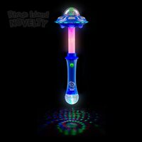 13" Light-Up Alien Saucer Wand