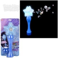 14.5" Light-Up Neon Star Bubble Wand