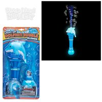 11.5" Dolphin Light-Up Dolphin Bubble Blower