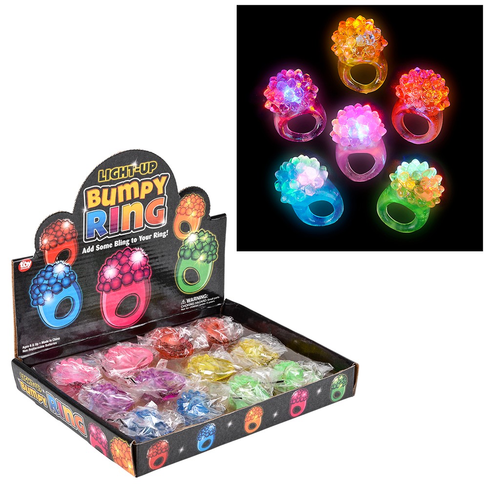 Light-Up Bumpy Ring, Unisex