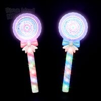 12" Light-Up Spinning Lollipop Wand