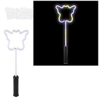 18" Light-Up Neon Bright Butterfly Wand