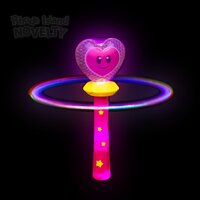 13" Light-Up Orbiting Heart Wand