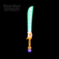 27" Light-Up Saber Tooth Tiger Sword