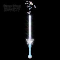 Light-Up Snowflake Bubble Wand 29"