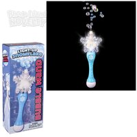 Light-Up Snowflake Bubble Wand 15.5"