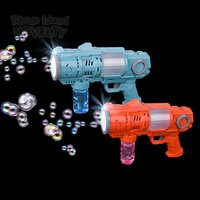 9.25" Light-Up Bubble Space Rifle With Sound