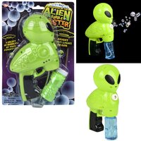 8.75" Light Up Alien Bubble Blaster