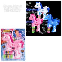 7" Light And Sound Unicorn Bubble Blaster