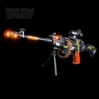Light-Up Machine Gun W/Scope