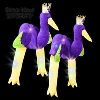 Mardi Gras Pelican Moving Wings Light-Up Hat